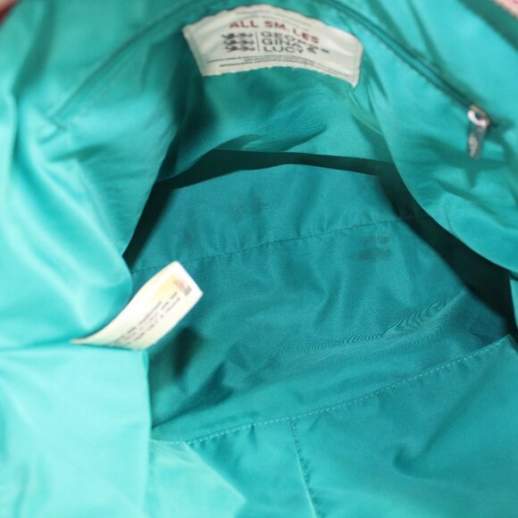 George Gina & Lucy All Sm; Les Maroon Plum Canvas Nylon RFID Satchel - Picture 9 of 11